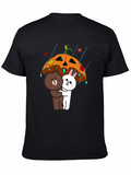 Cartoon Character Pumpkin Umbrella T-Shirt product image 1
