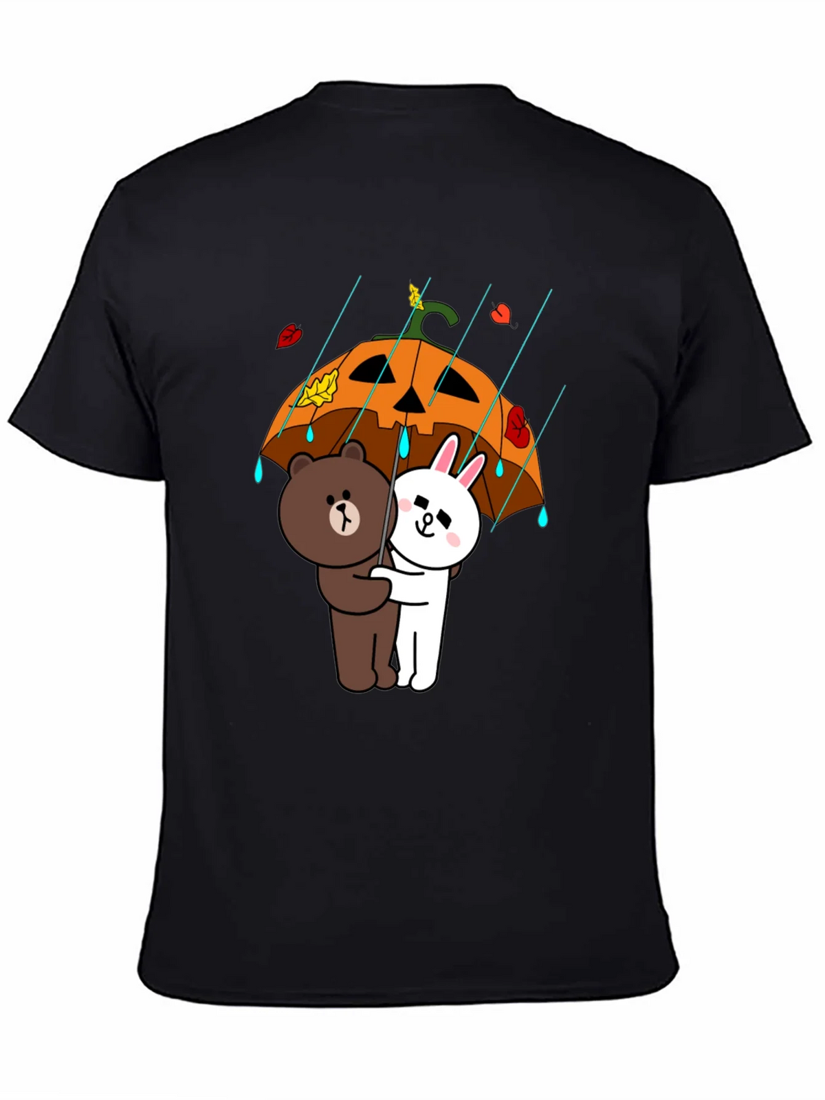 Cartoon Character Pumpkin Umbrella T-Shirt product image 1