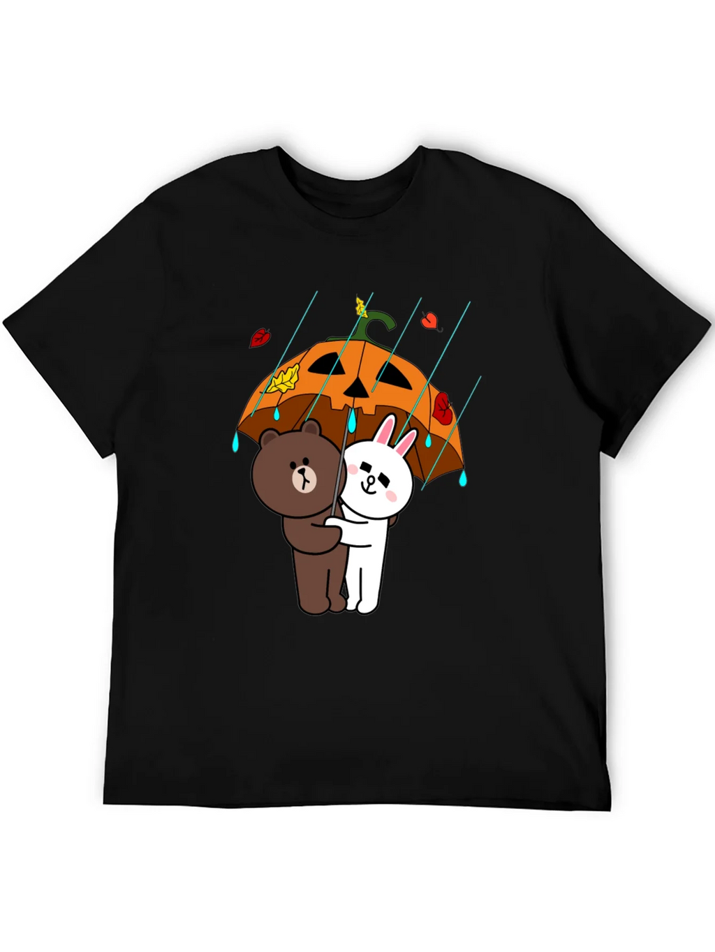 Cartoon Character Pumpkin Umbrella T-Shirt product image 2
