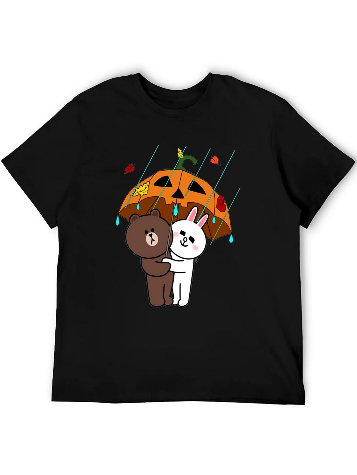 Cartoon Character Pumpkin Umbrella T-Shirt product image 2