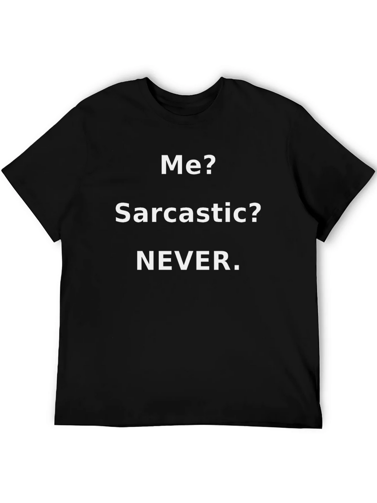 Sarcastic Humor Graphic Tee - Mens Black T-Shirt product image 5