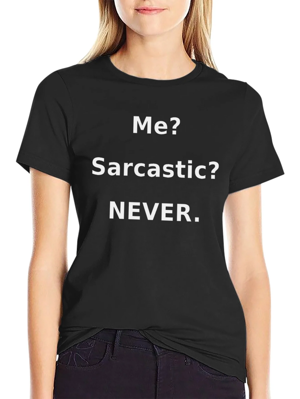 Sarcastic Humor Graphic Tee - Mens Black T-Shirt product image 2