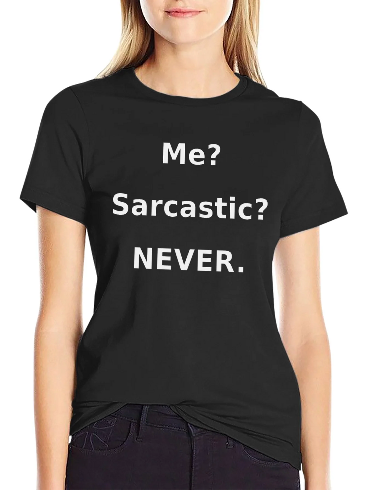 Sarcastic Humor Graphic Tee - Mens Black T-Shirt product image 2