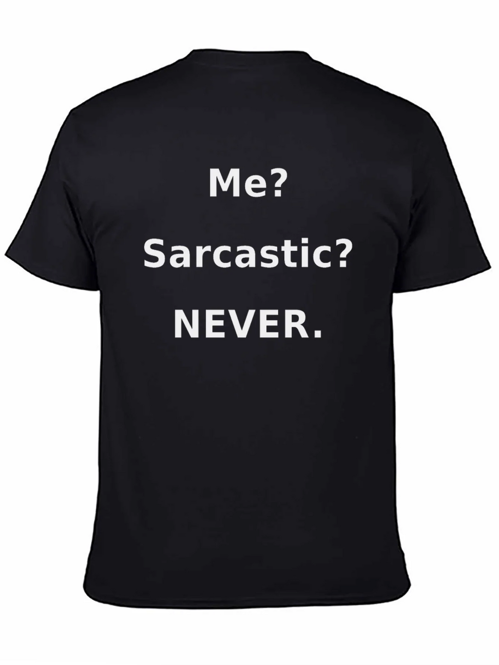 Sarcastic Humor Graphic Tee - Mens Black T-Shirt product image 4