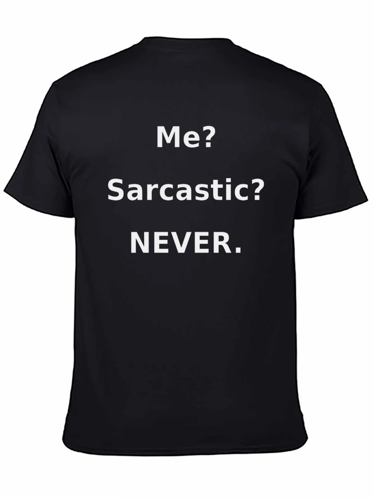 Sarcastic Humor Graphic Tee - Mens Black T-Shirt product image 4
