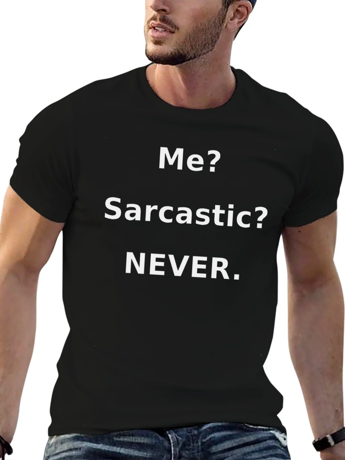Sarcastic Humor Graphic Tee - Mens Black T-Shirt product image 6