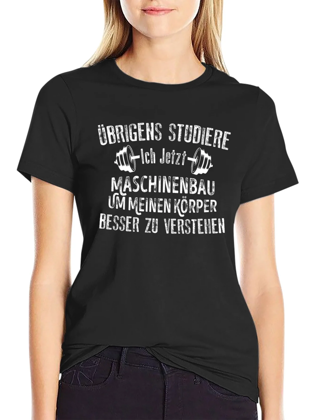 Gym Humor T-Shirt - Study Machine Construction product image 2