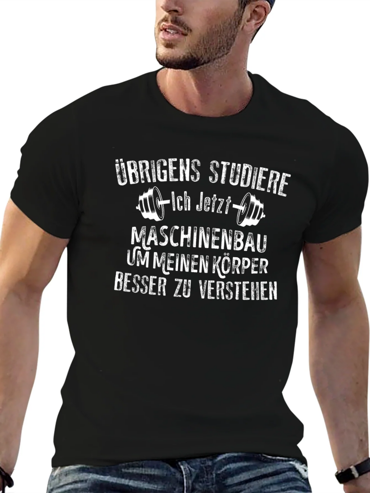 Gym Humor T-Shirt - Study Machine Construction product image 6