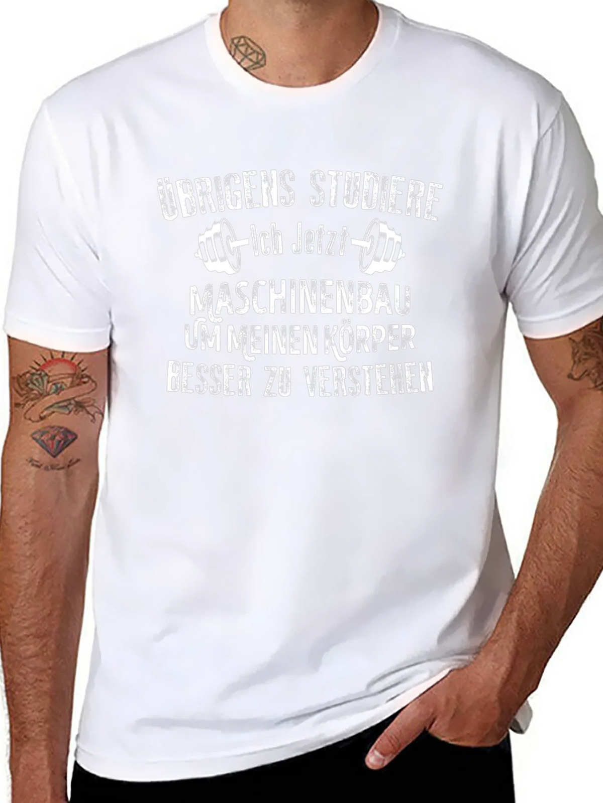 Gym Humor T-Shirt - Study Machine Construction product image 7