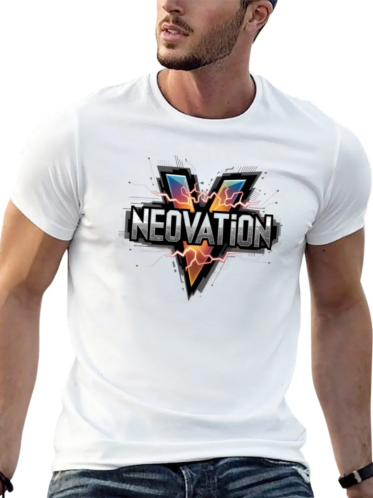 Neovation Graphic T-Shirt - Modern V-Design Tee product image 10
