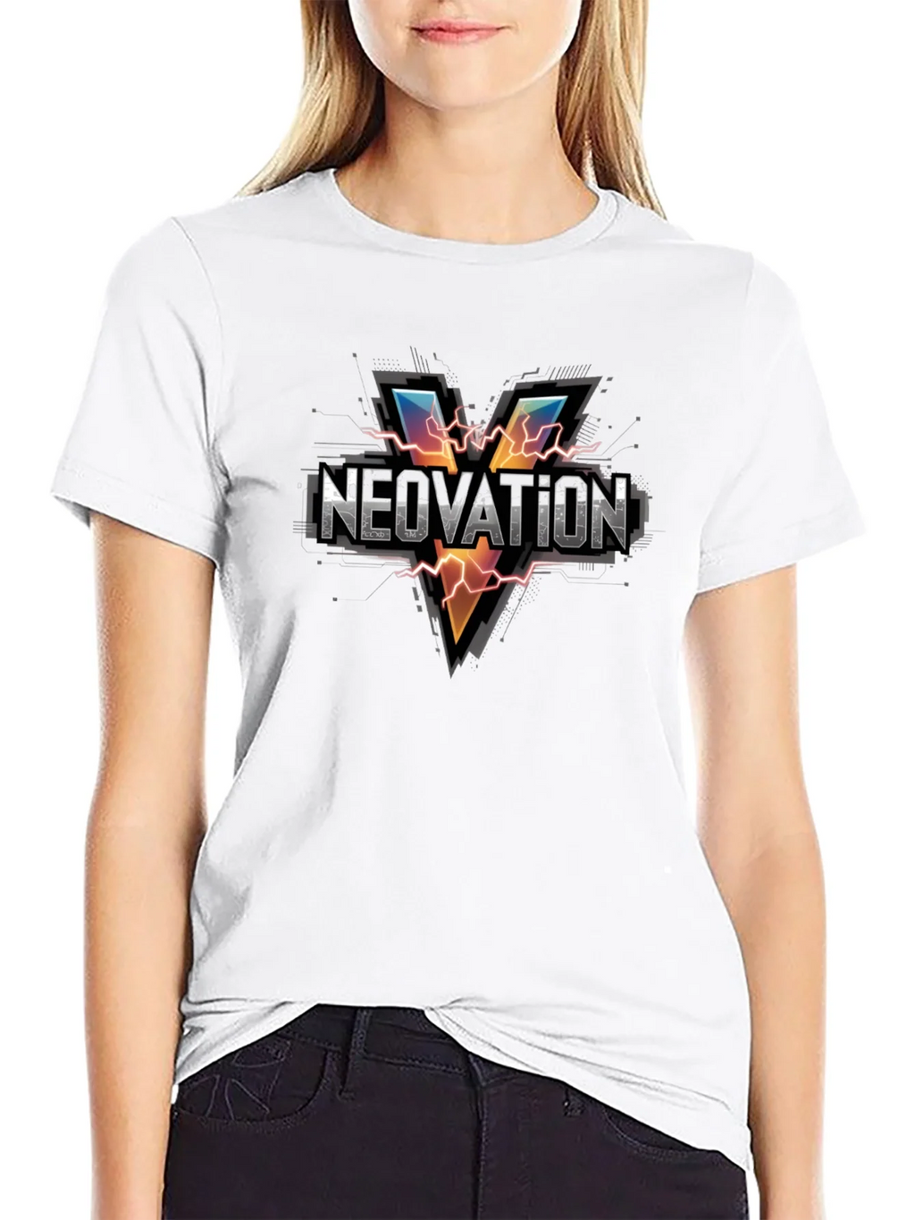 Neovation Graphic T-Shirt - Modern V-Design Tee product image 6