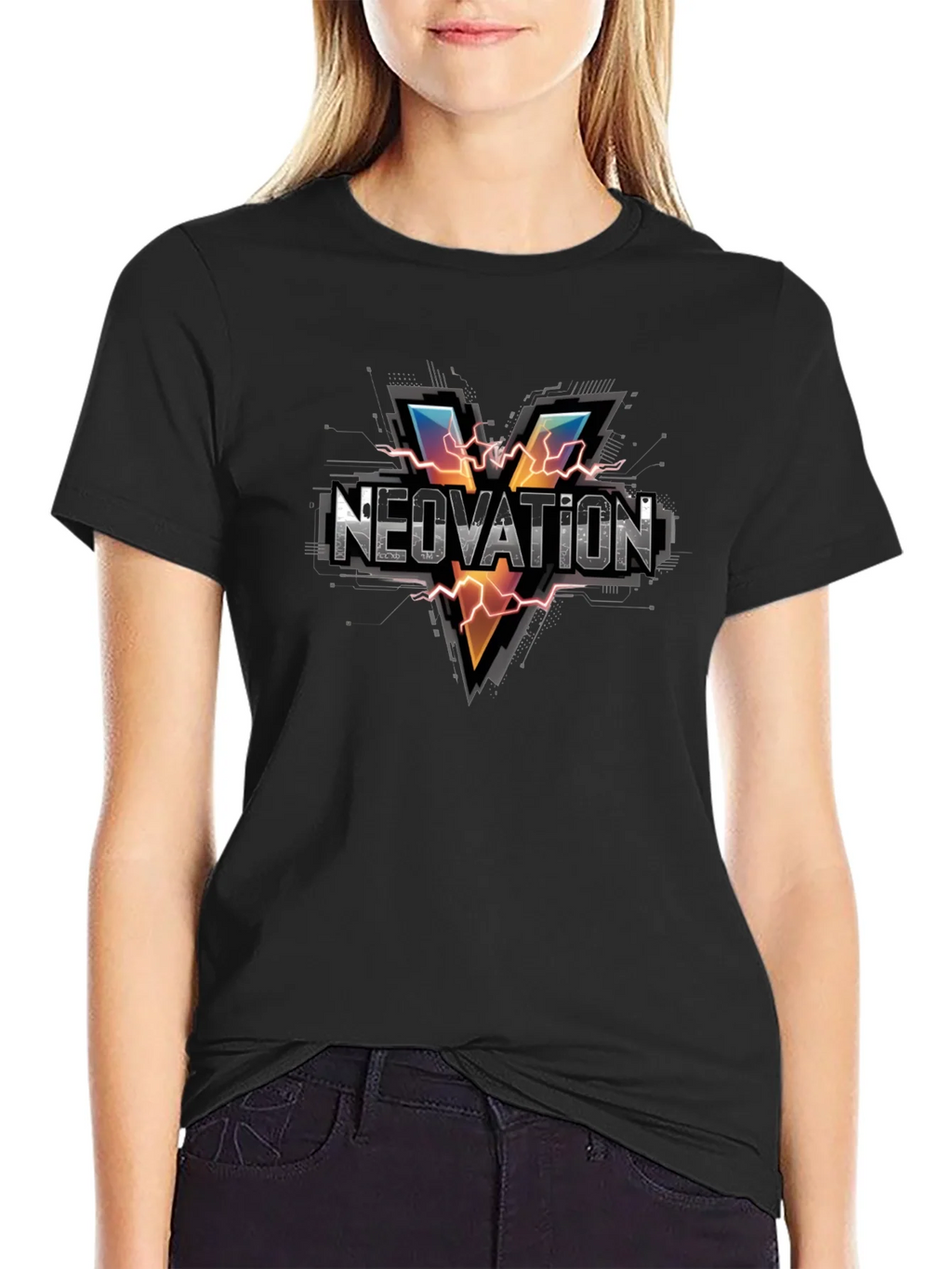 Neovation Graphic T-Shirt - Modern V-Design Tee product image 2