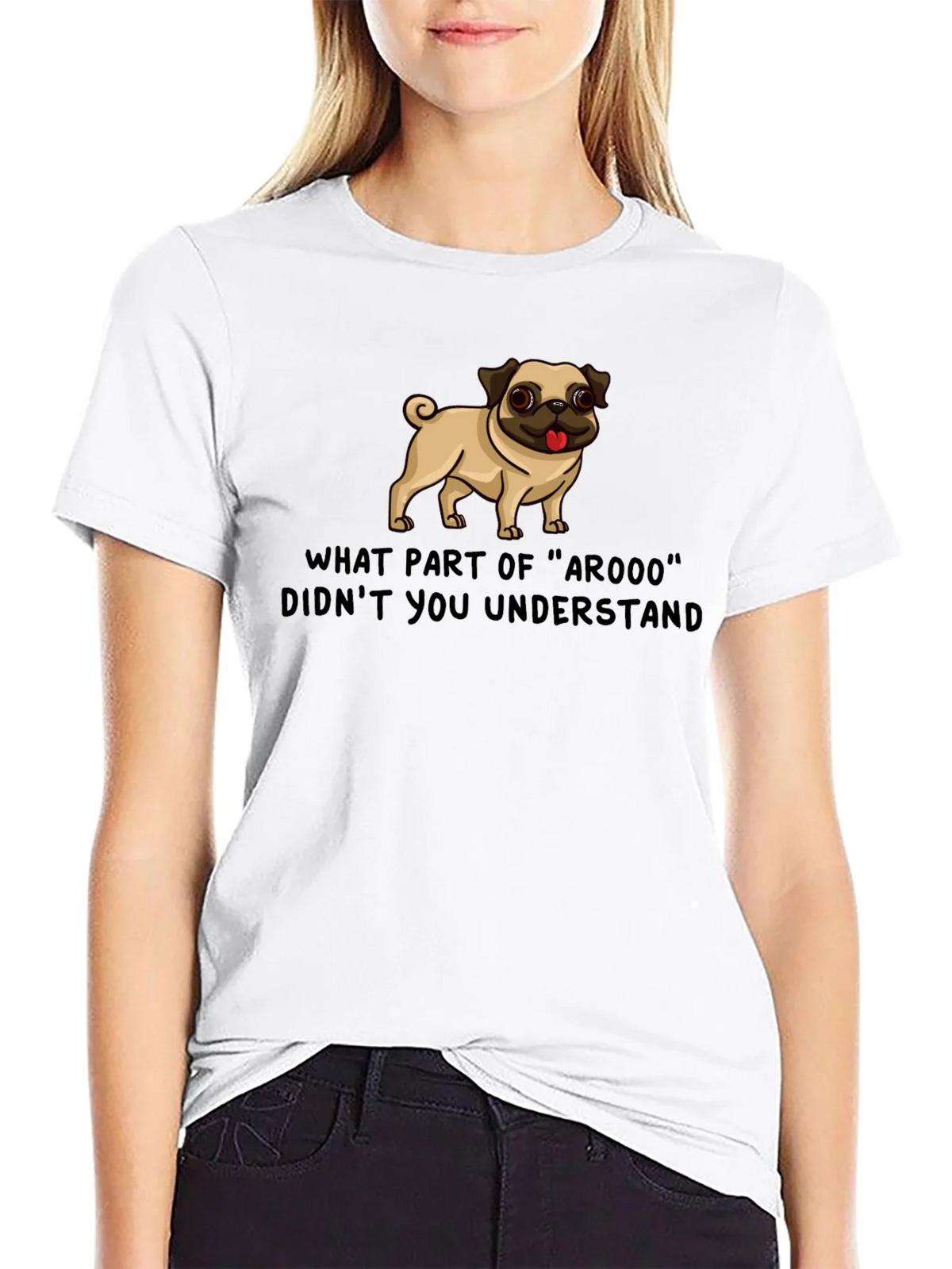 Funny Pug ArOOO T-Shirt - Dog Lover Tee product image 8