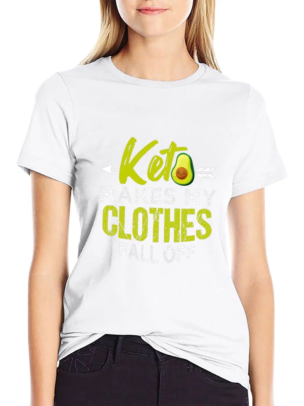 Keto Diet T-Shirt - Funny Avocado Design product image 8