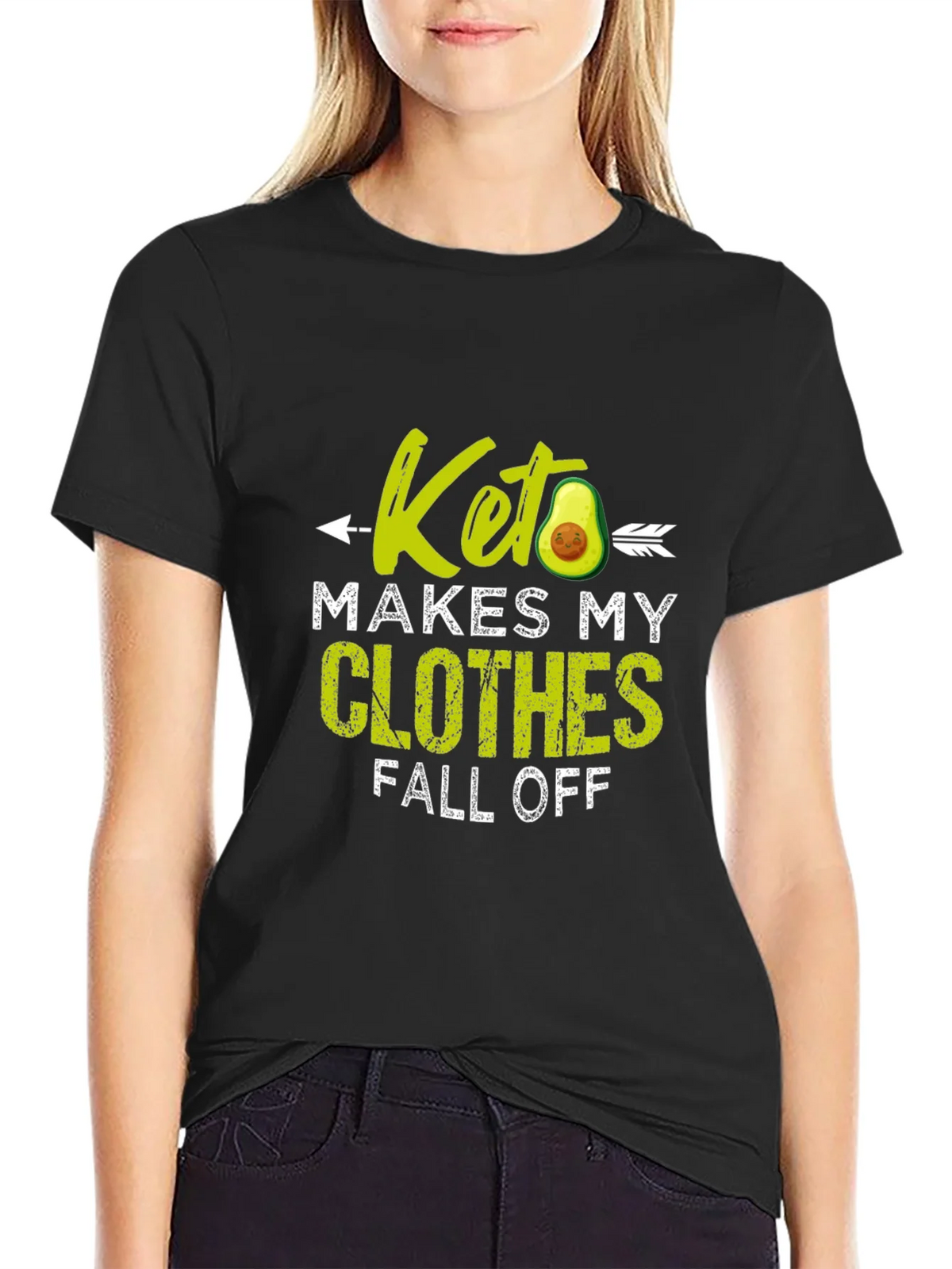 Keto Diet T-Shirt - Funny Avocado Design product image 2