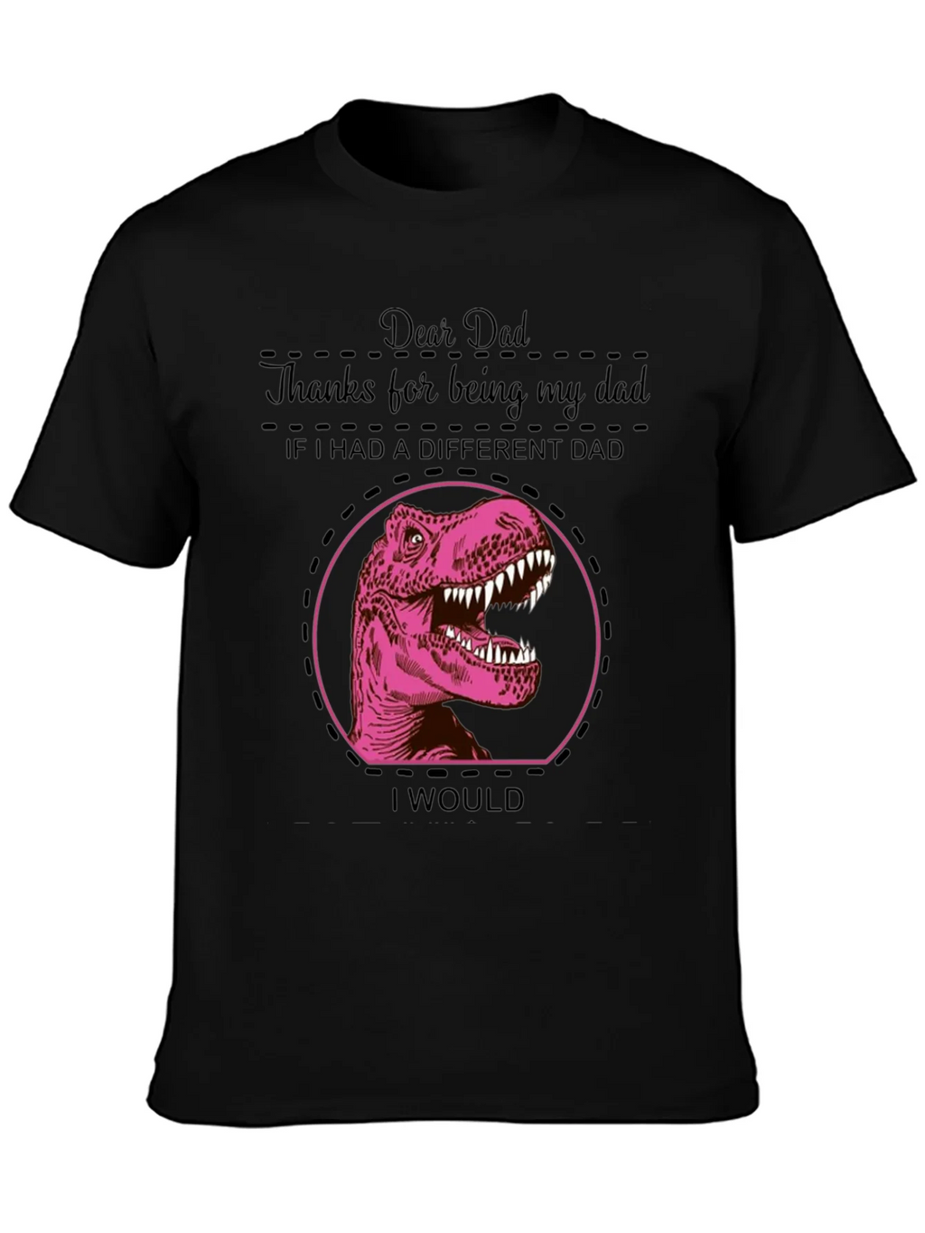 Dear Dad Dinosaur T-Shirt - Fathers Day Gift product image 2