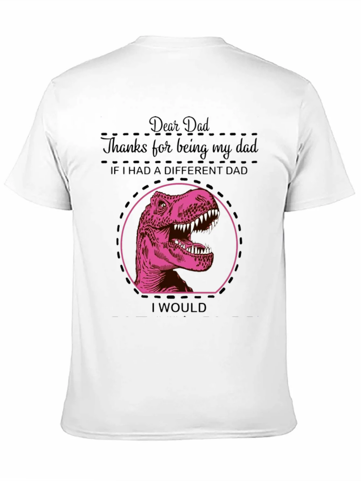 Dear Dad Dinosaur T-Shirt - Fathers Day Gift product image 7