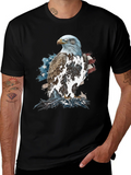 Bald Eagle American Flag Graphic T-Shirt product image 1