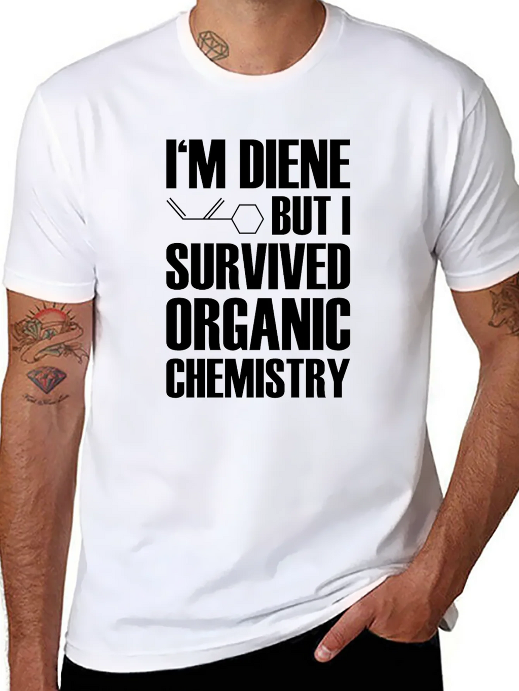 Im Diene T-Shirt - Organic Chemistry Humor Tee product image 3