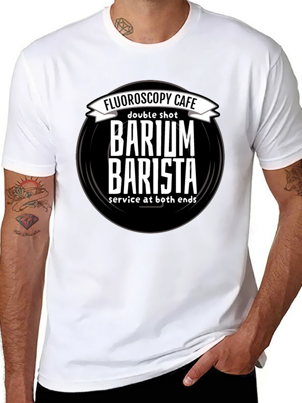 Fluoroscopy Cafe Barium Barista T-Shirt product image 1
