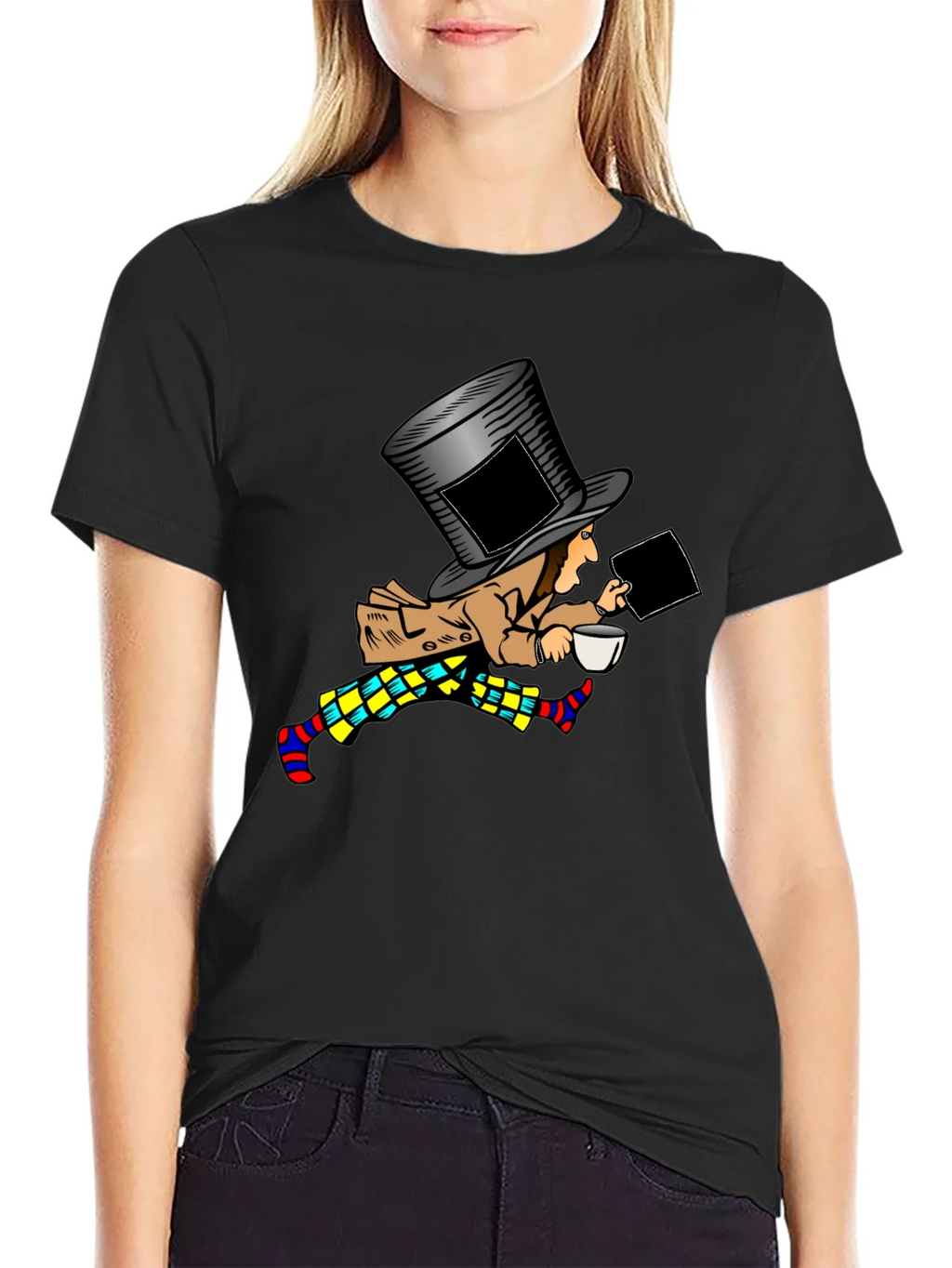 Mad Hatter Graphic Tee - Wonderland Style Shirt product image 2