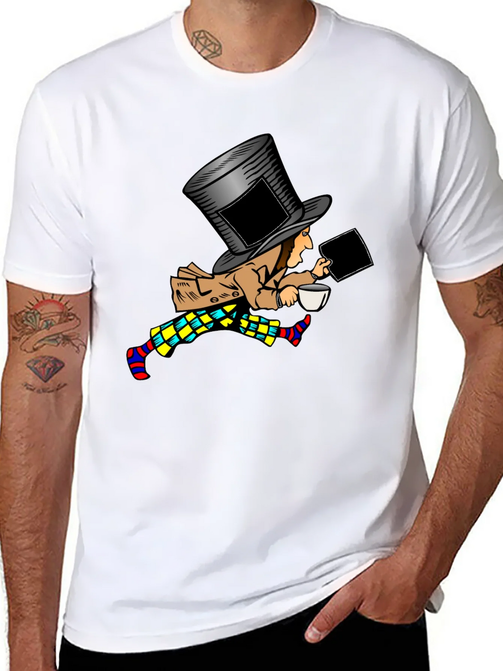 Mad Hatter Graphic Tee - Wonderland Style Shirt product image 7