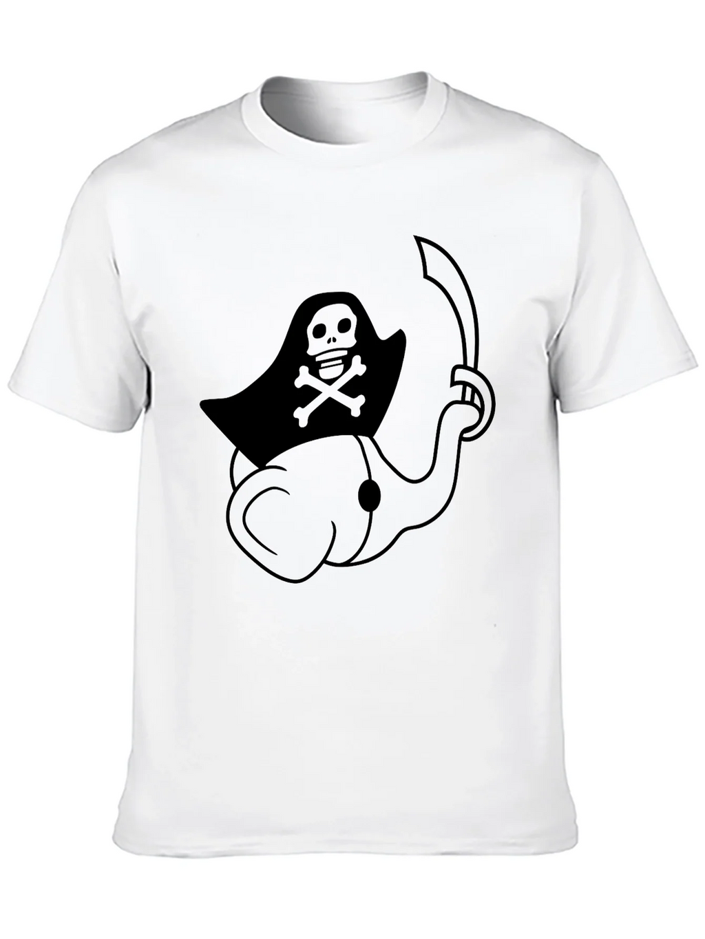 Pirate Elephant Black T-Shirt product image 9