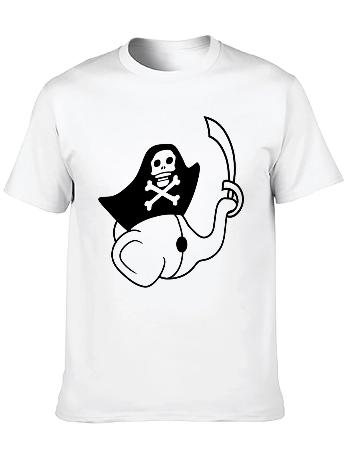 Pirate Elephant Black T-Shirt product image 9