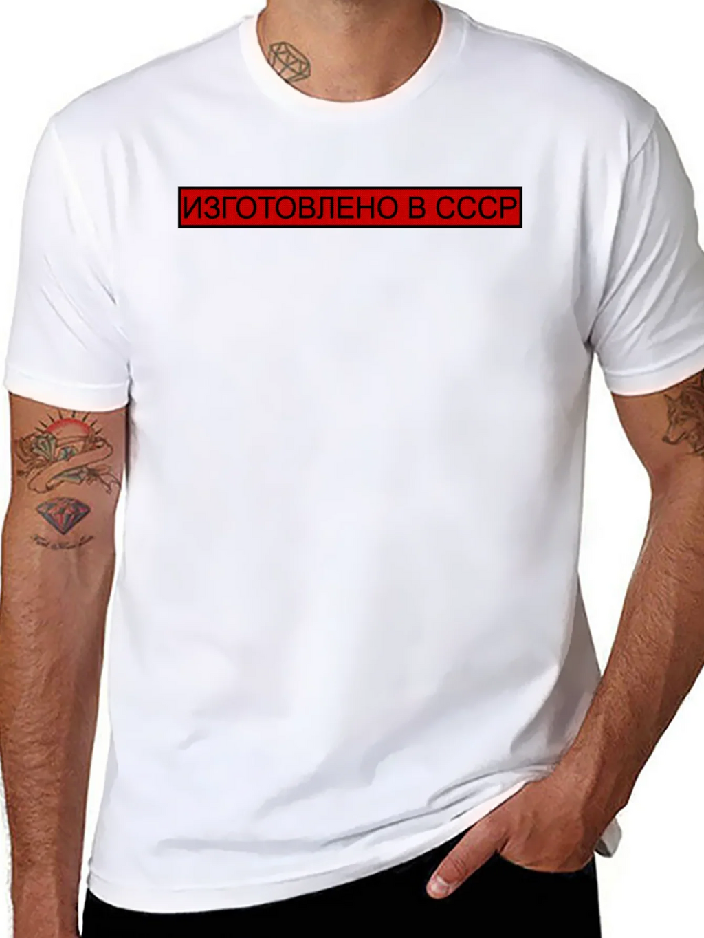 Retro USSR Made T-Shirt - Black product image 7
