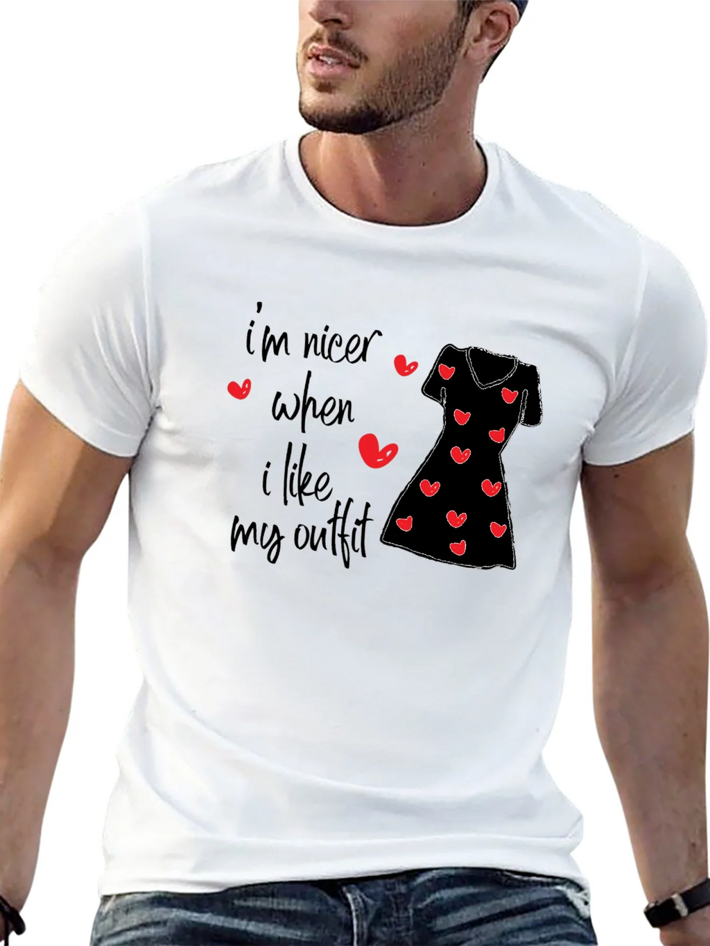 Im Nicer When I Like My Outfit Black T-Shirt product image 12