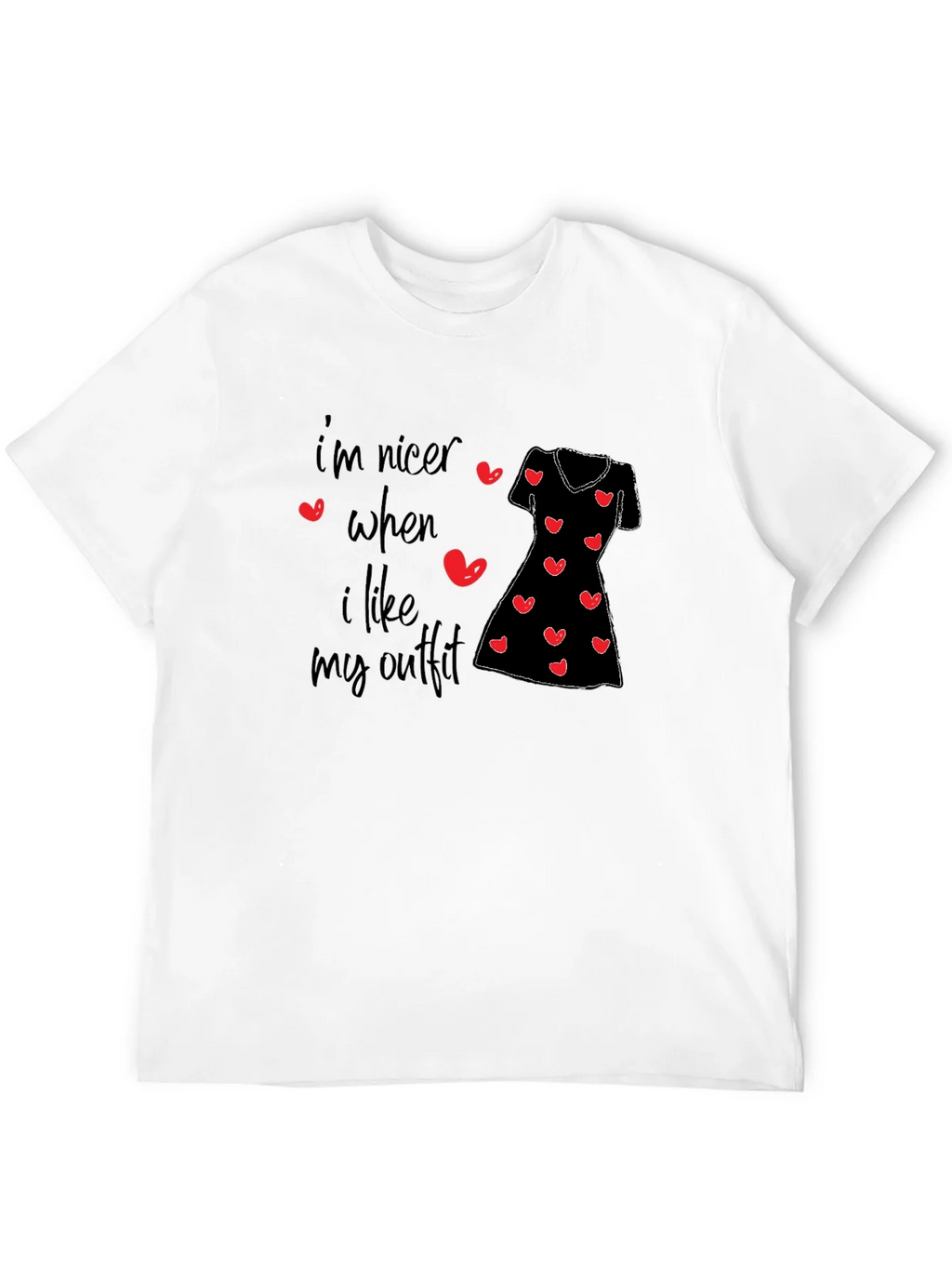 Im Nicer When I Like My Outfit Black T-Shirt product image 11
