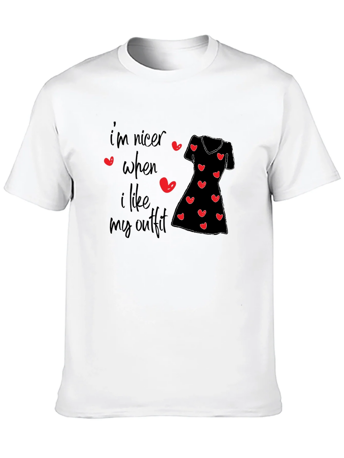 Im Nicer When I Like My Outfit Black T-Shirt product image 9