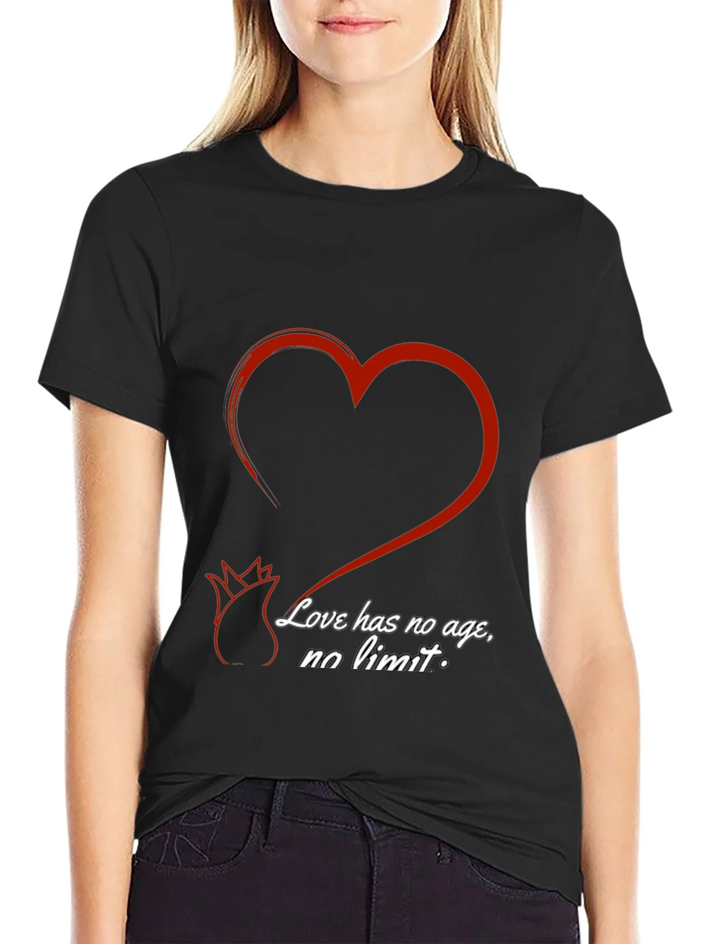 Love Has No Age T-Shirt - Romantic Valentines Day Tee product image 2