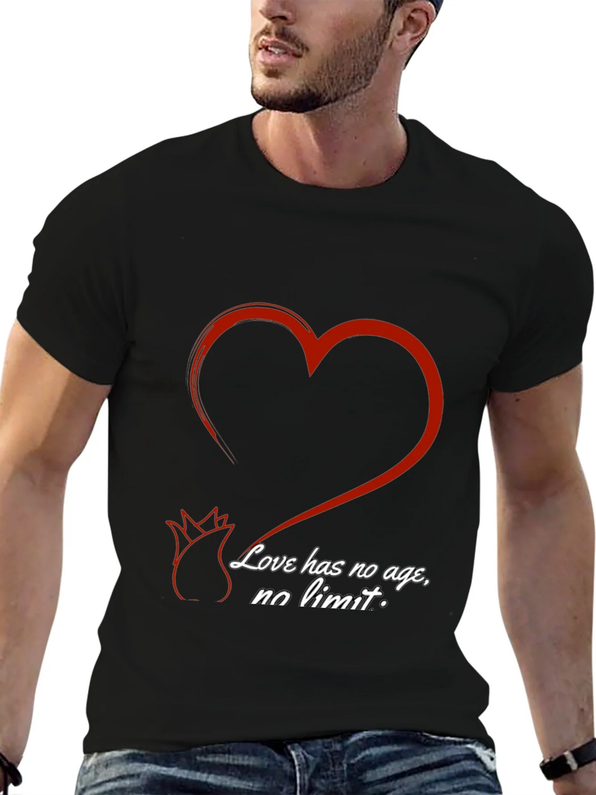 Love Has No Age T-Shirt - Romantic Valentines Day Tee product image 6