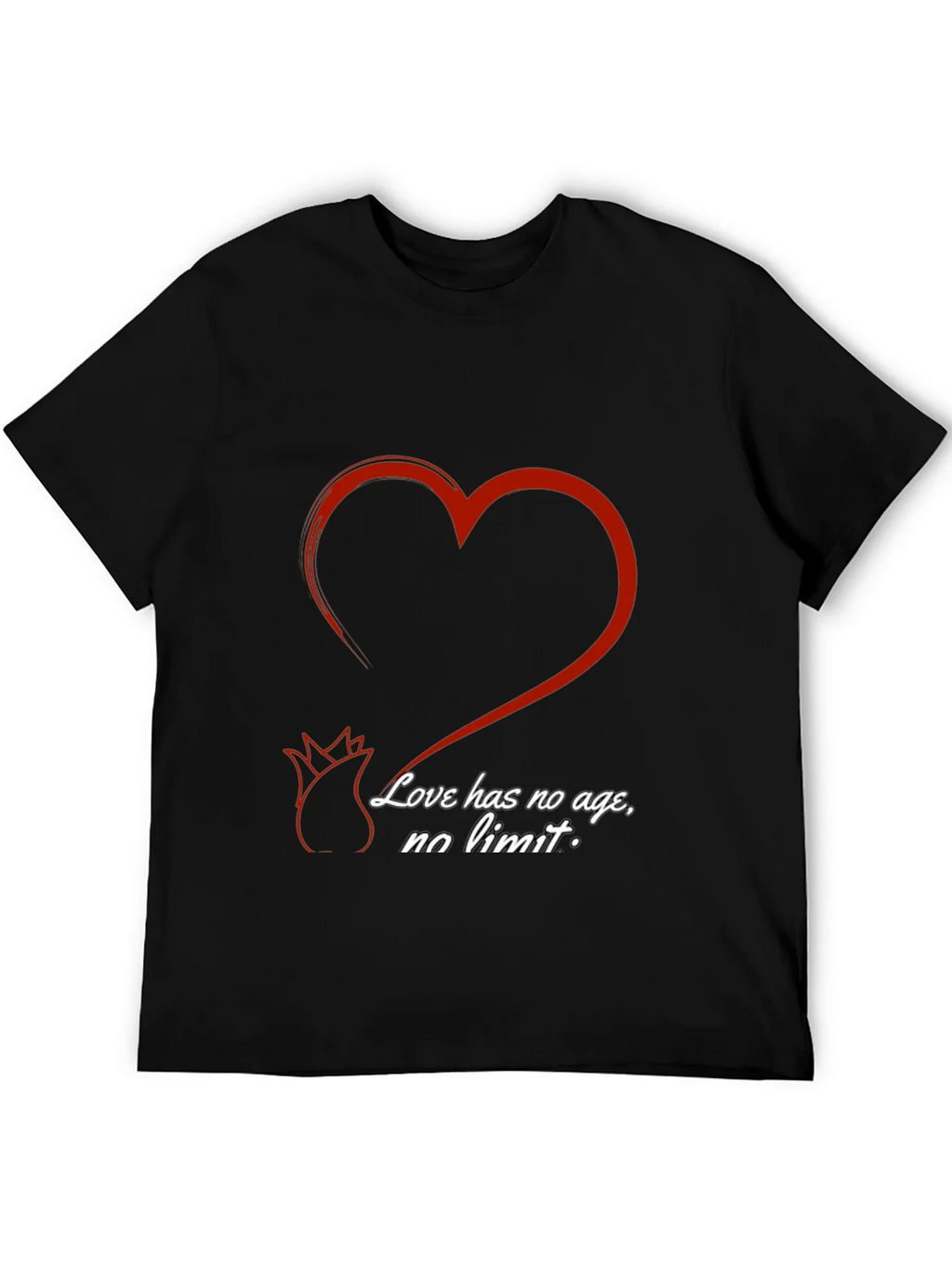 Love Has No Age T-Shirt - Romantic Valentines Day Tee product image 5