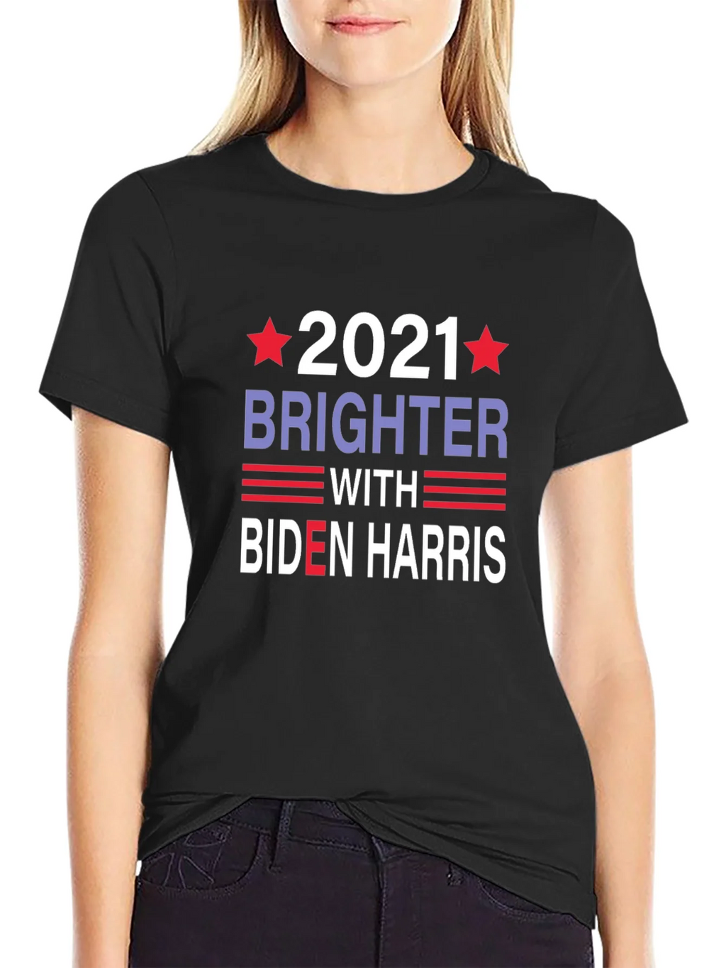 Biden Harris 2021 Brighter Graphic T-Shirt product image 2
