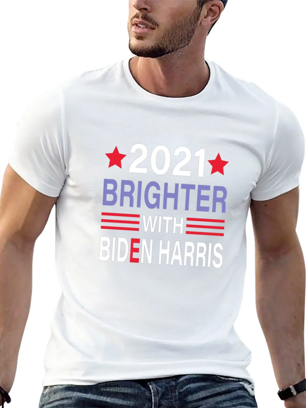 Biden Harris 2021 Brighter Graphic T-Shirt product image 12
