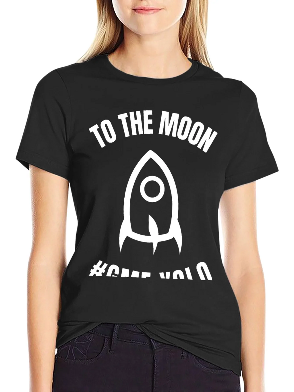 To The Moon Rocket Graphic T-Shirt product image 2