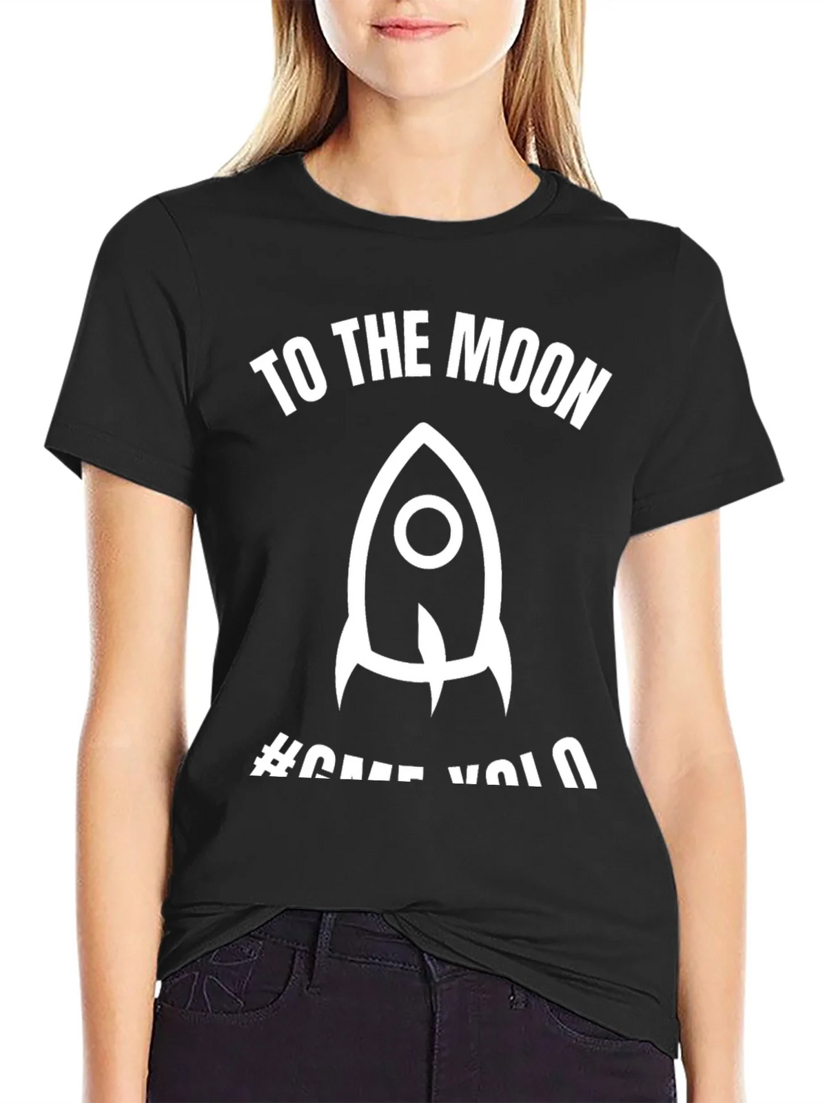 To The Moon Rocket Graphic T-Shirt product image 2