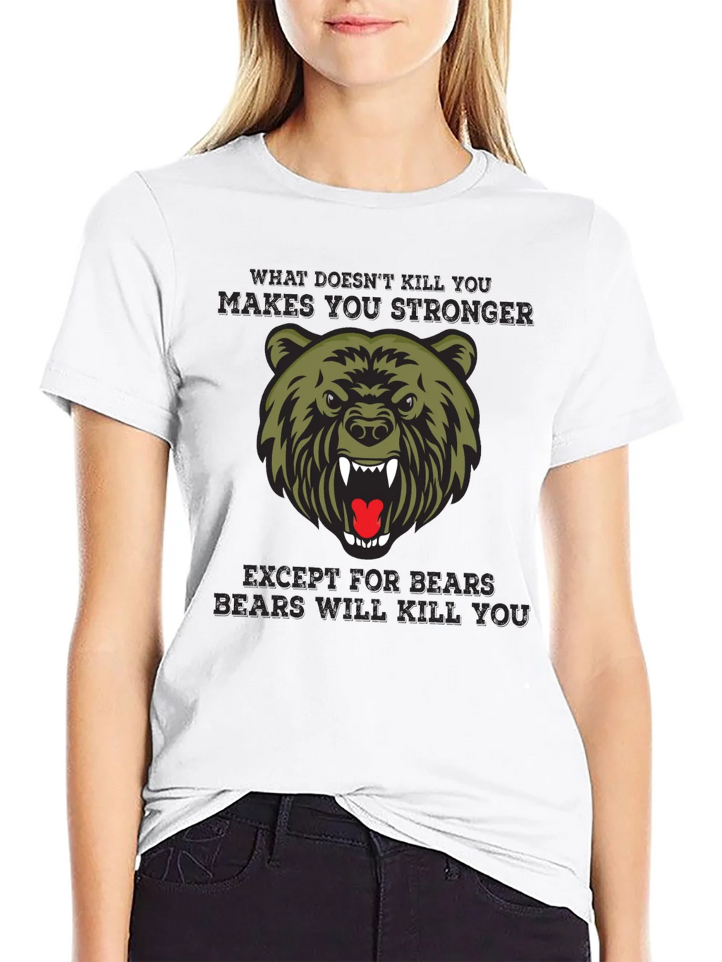 Bear T-Shirt - What Doesnt Kill You Makes Stronger product image 6