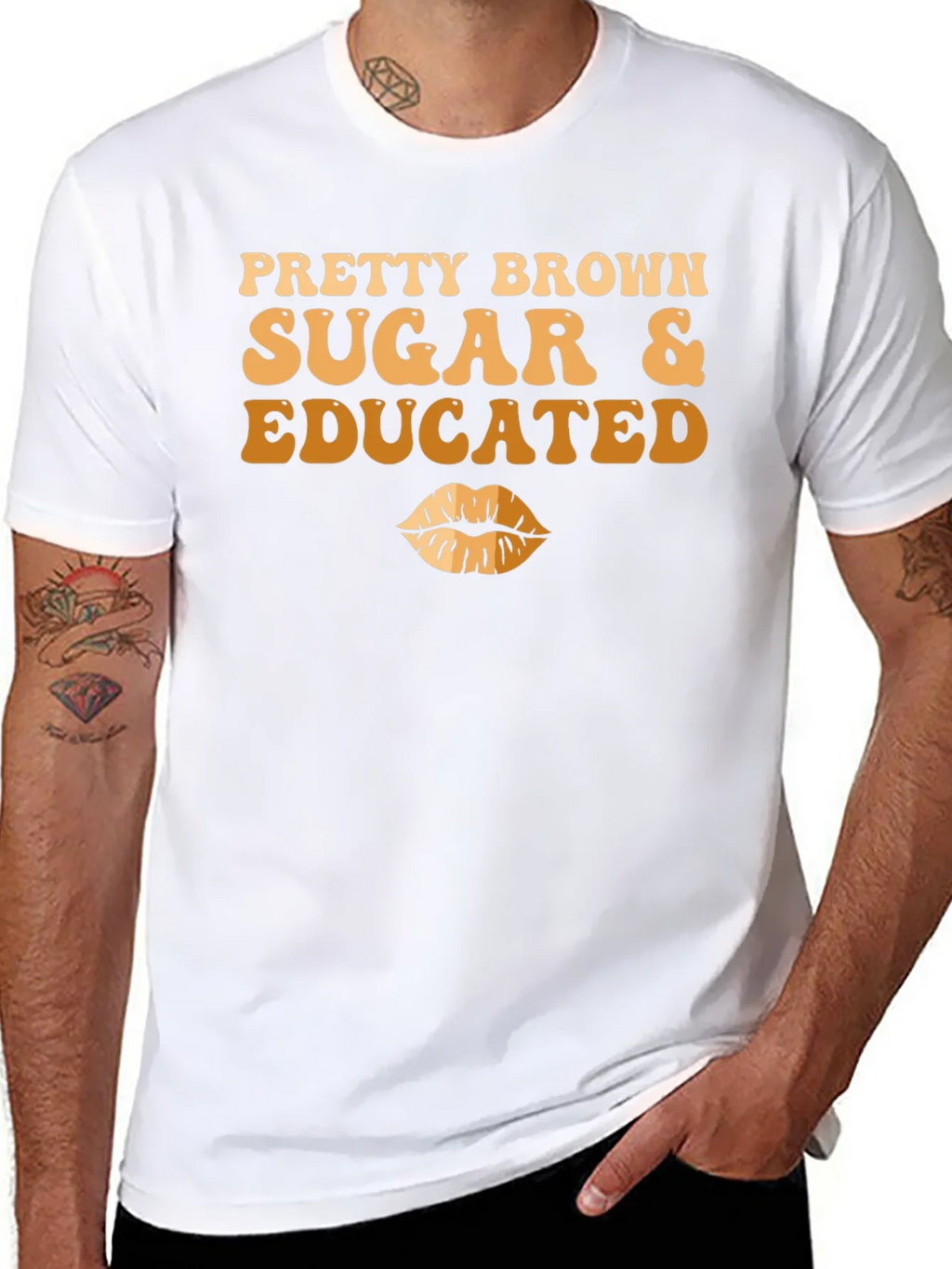 Pretty Brown Sugar & Educated T-Shirt product image 7