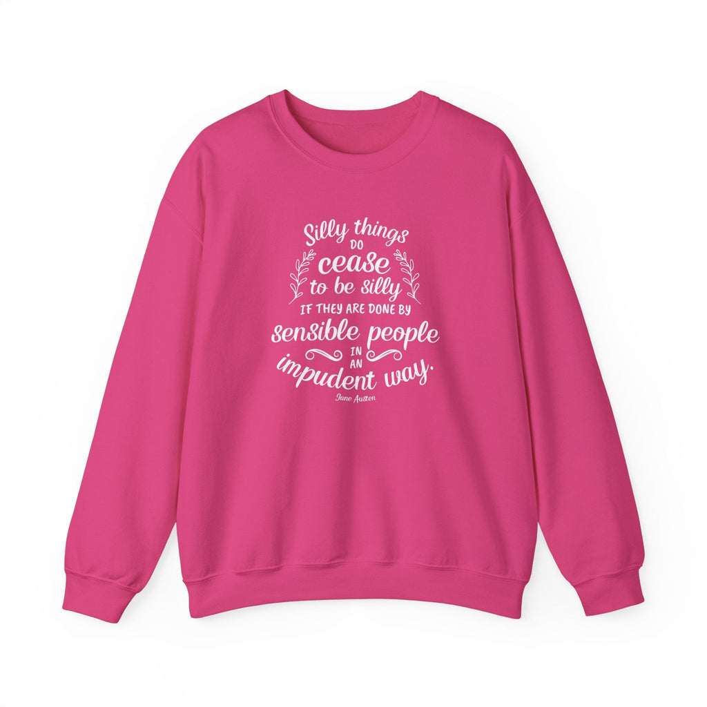 Silly Things Do Cease to Be Quote Graphic Sweatshirt (Jane product image 5