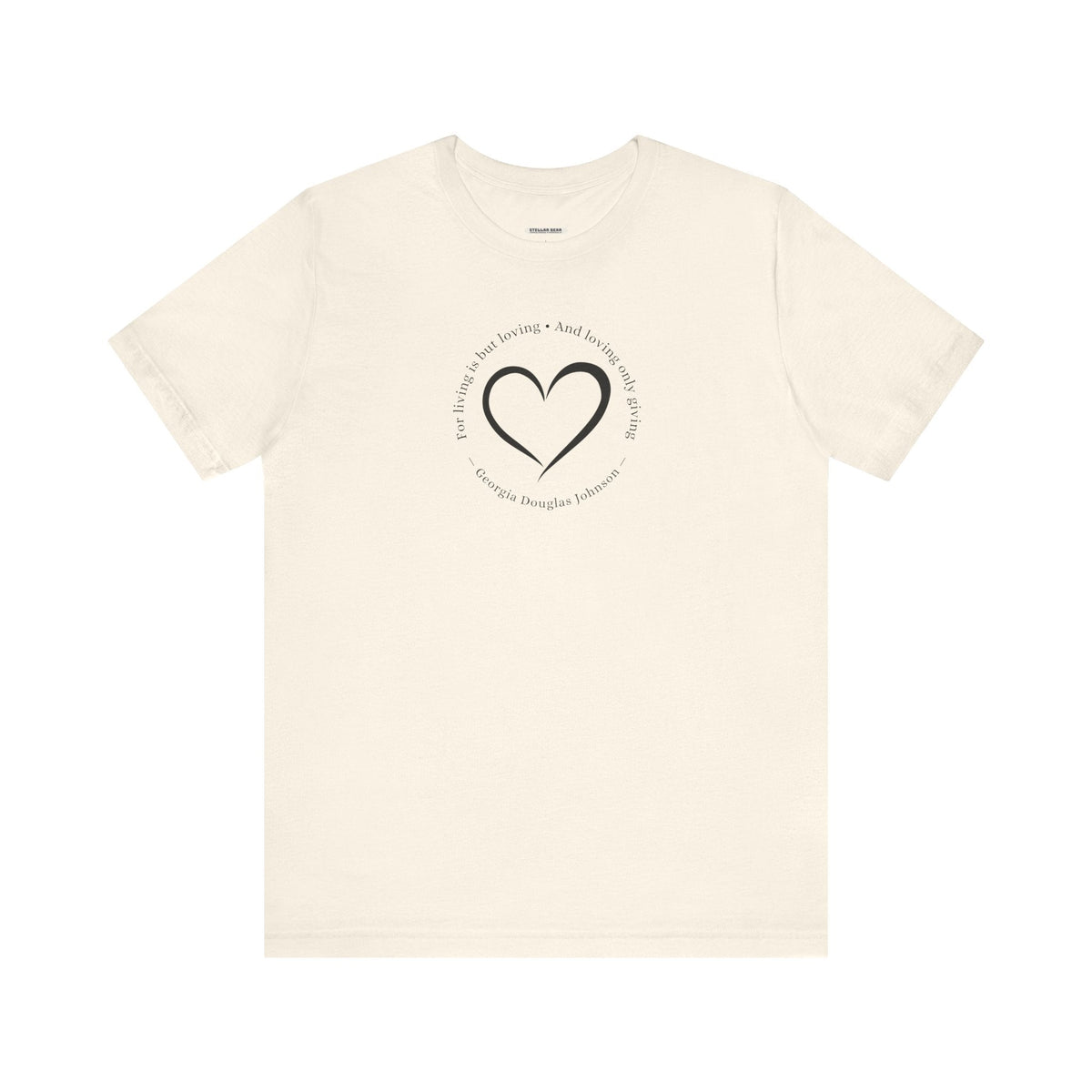 For Living is But Loving, and Only Giving Quote T-Shirt product image 8