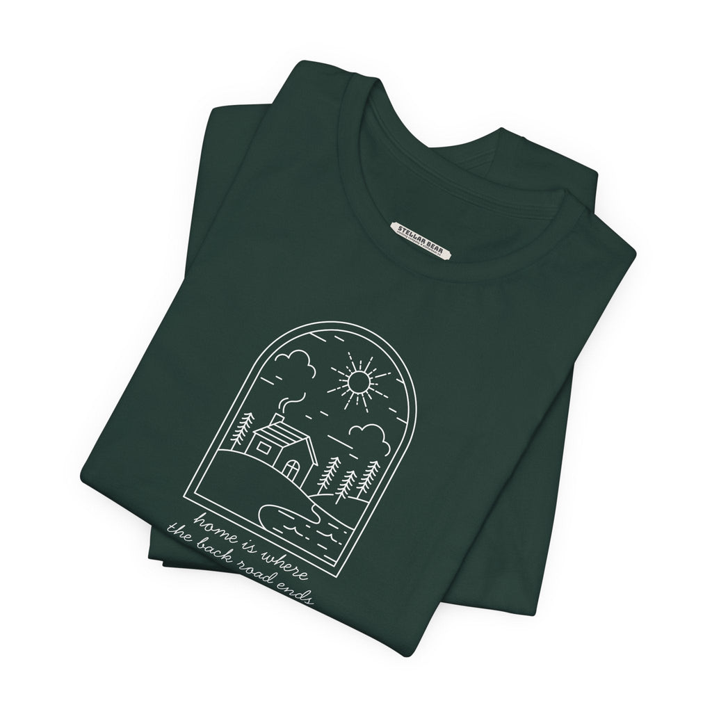 Home is Where the Back Road Ends Graphic T-Shirt product image 4