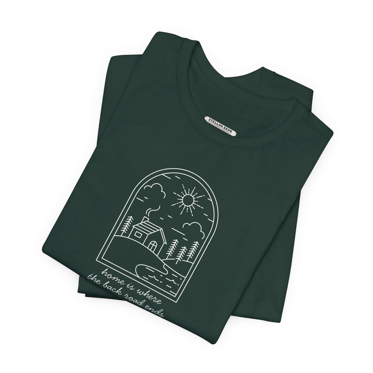 Home is Where the Back Road Ends Graphic T-Shirt product image 4