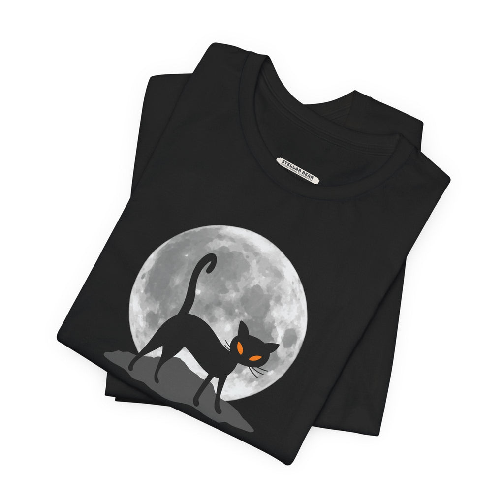 Cat Moon Graphic T-Shirt product image 1