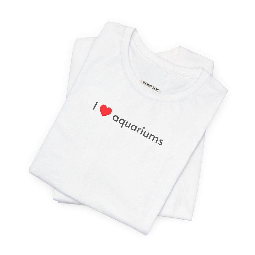 I Love Aquariums Minimalist Style T-Shirt product image 14