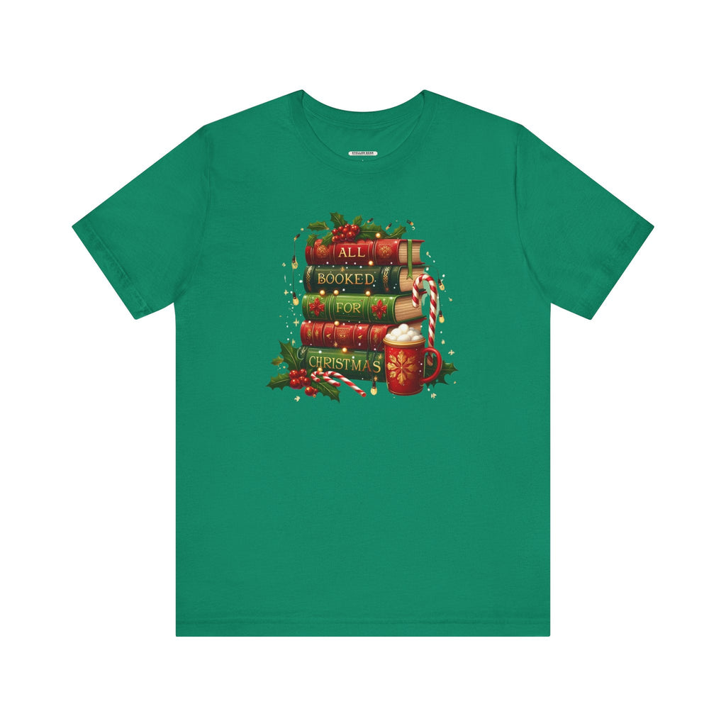 All Booked for Christmas Graphic T-Shirt product image 8