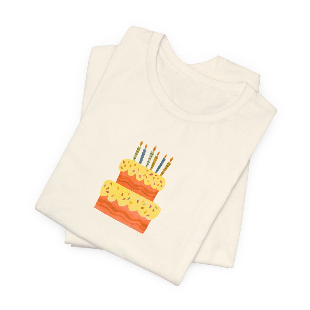 Birthday Cake Graphic T-Shirt product image 1