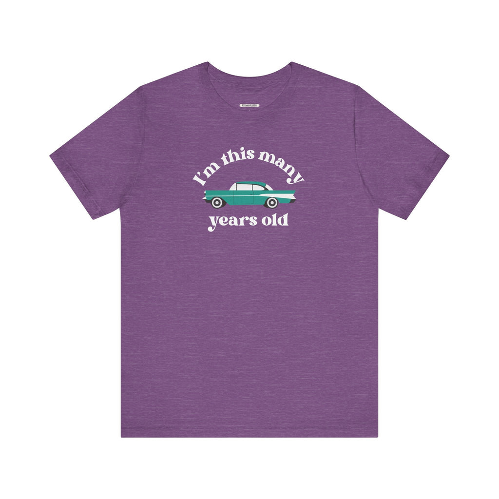 I'm This Many Years Old (Fin Car) Graphic T-Shirt product image 14